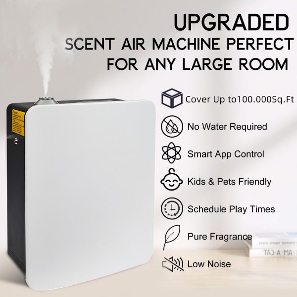 ​HVAC Scent Diffuser 5000m³ Coverage Cold Air Diffusion HZ-5001