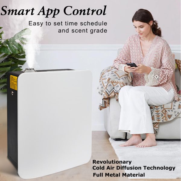 ​HVAC Scent Diffuser 5000m³ Coverage Cold Air Diffusion HZ-5001