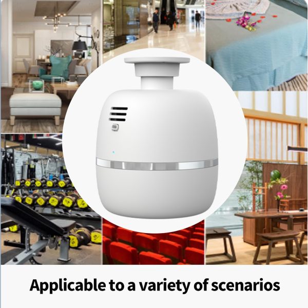 Waterless Hotel Scent Diffuser 300-500m³ Coverage Bluetooth Cold Air Diffusion GAS-201F