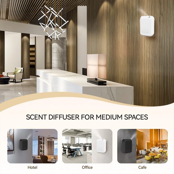 Home Waterless Scent Diffuser 300m³ Coverage Bluetooth Cold Air Diffusion GAS-30N