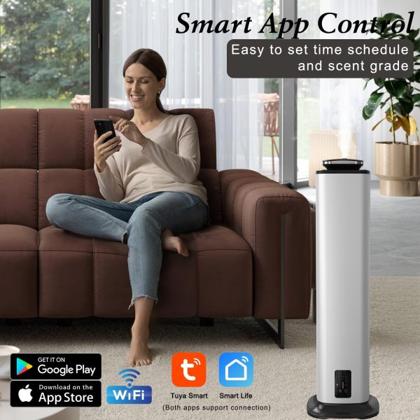 HVAC Bluetooth Scent Diffuser 3000m³ Coverage Smart GAM-1001F