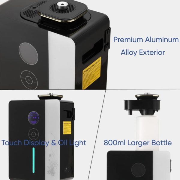 7 Smart Scent Diffusers 300-500m³ Coverage Hotel Office WiFi & Bluetooth GAS-300HF